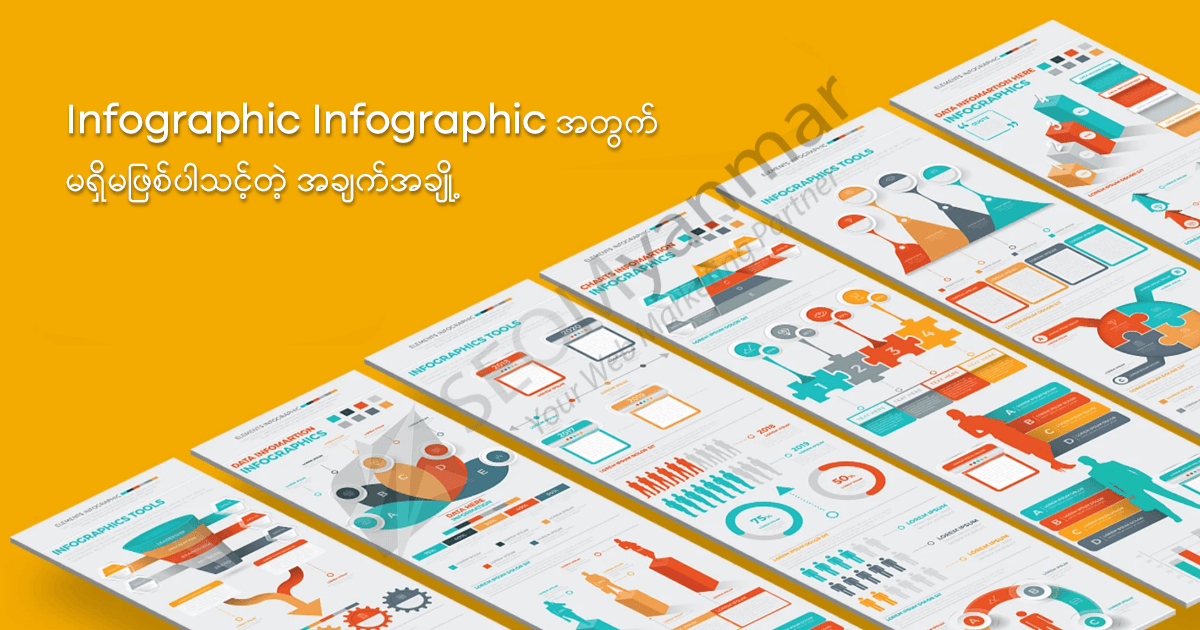 Infographic အတွက် မရှိမဖြစ်ပါသင့်တဲ့ အချက်အချို့
