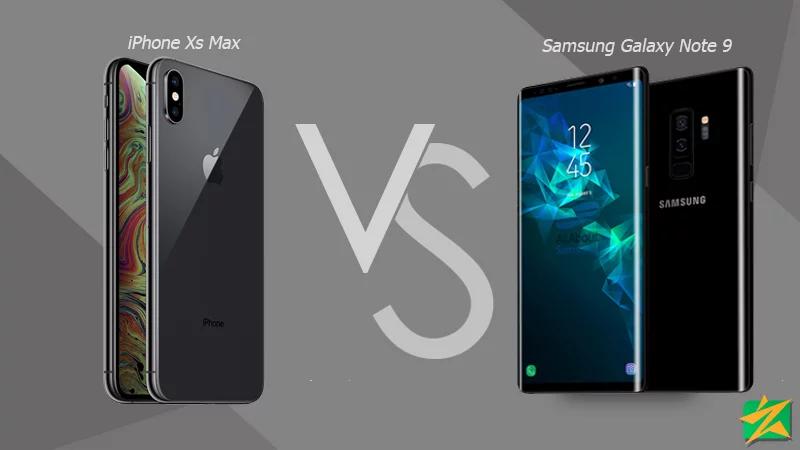 iPhone XS Max နဲ့ Samsung Galaxy Note 9 တို့ နှိုင်းယှဉ်ချက် iPhone XS Max နဲ့ Samsung Galaxy Note 9 တို့ နှိုင်းယှဉ်ချက်